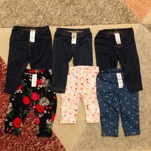 Bundle of Baby Pants Burt’s Bees and Carter’s